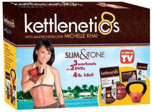 Kettlenetics Exercise dvd's and weight