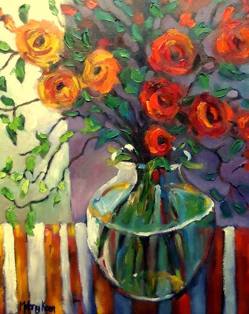 Circles & Stripes! 400x500 mm Melany Koen