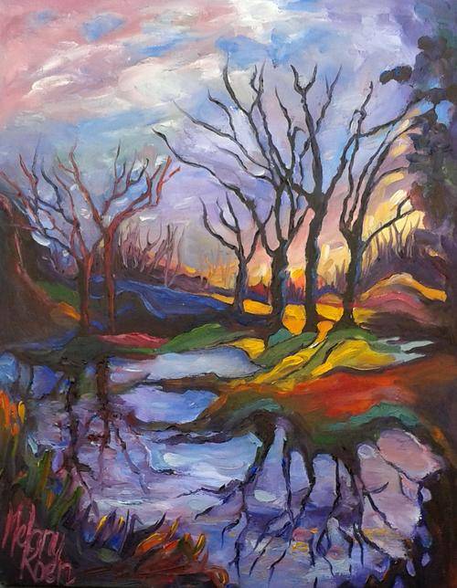 Reflections! 400 x 500 mm Melany Koen