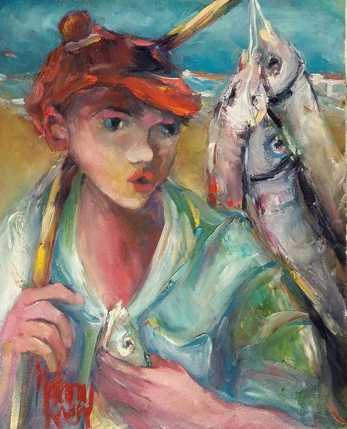 Catch of the Day! 400 x 500 mm Melany Koen