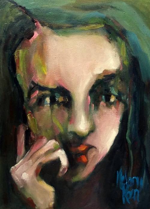 Pondering! 240 x 340 mm Melany Koen