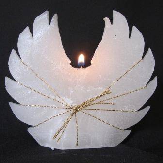 Angel Wing Candles - Medium