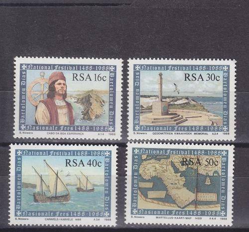 1988 ++ "500th ANNIV OF DISC OF CAPE OF GOOD HOPE" ++ SET OF 4 ++ MNH ++ SACC 643-646