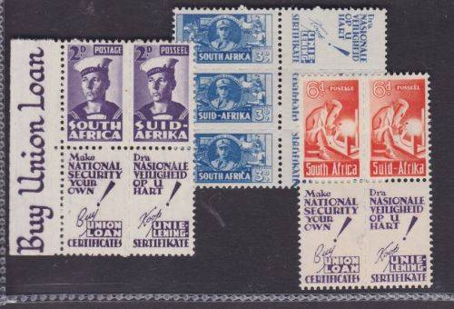 1942 ++ "BANTAMS" ++ SEL OF MARG SLOGANS UNITS" - SEE BELOW ++ MNH ++ SACC 98-101