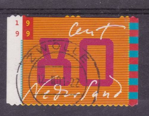 NETHERLANDS ++ 1999 ++ "80" ON COMPUTER SCREEN ++ FU ++ SG 1957