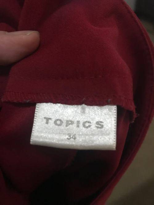 Striking red formal pants Size 34