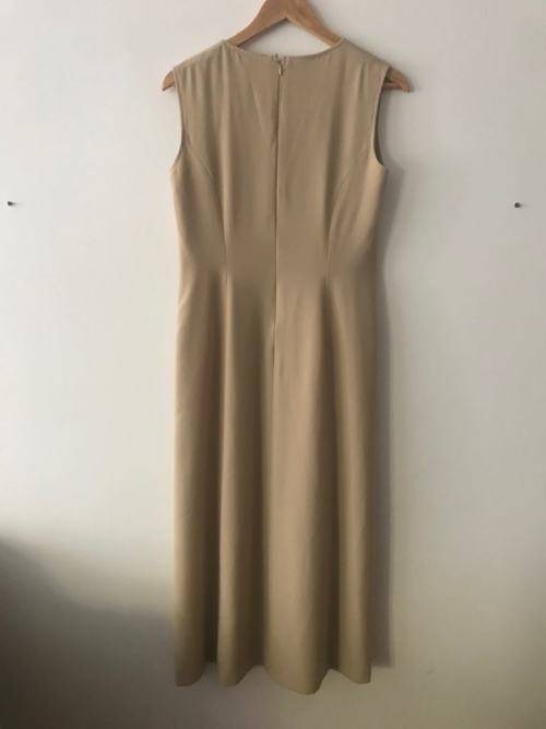 Long length Beige dress SIZE MEDIUM