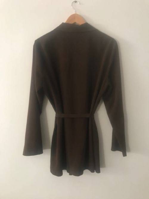 Chocolate brown pantsuit SIZE 36 JACKET AND PANTS