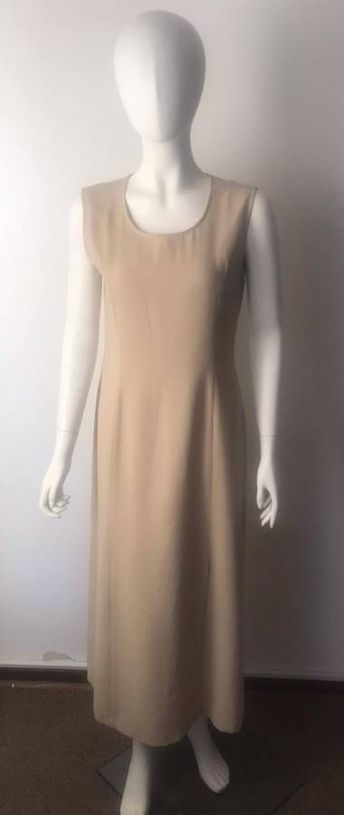 Long length Beige dress SIZE MEDIUM