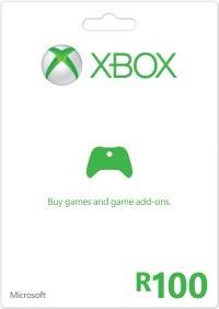 **20% discount! **  Xbox Live R100 Gift Card  *E-mail delivery - In Stock*
