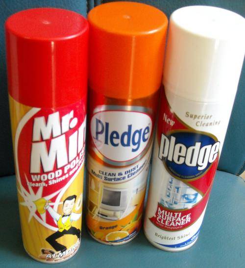 PLEDGE & MR MIN - three unused products