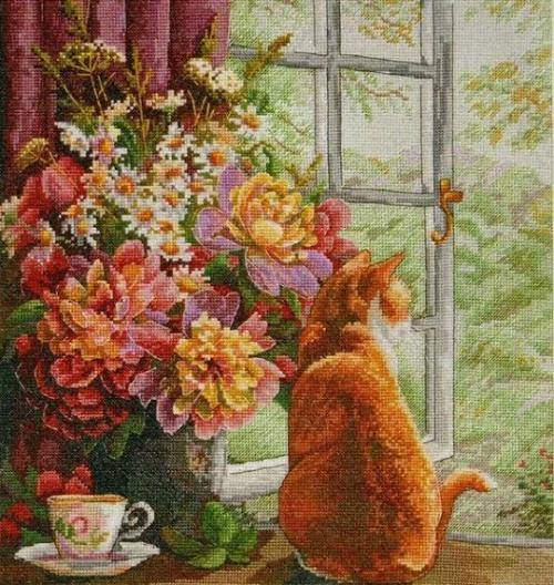 Merejka counted cross stitch kit- Summer Afternoon