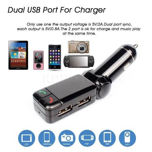 Multifunction Bluetooth Car Charger