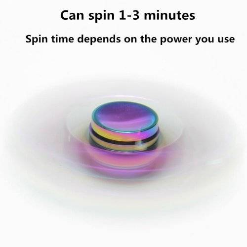 (special)Metal Rainbow Color Hand Spinner High Speed EDC Fidget Toys for Relieving ADHD, Anxiety