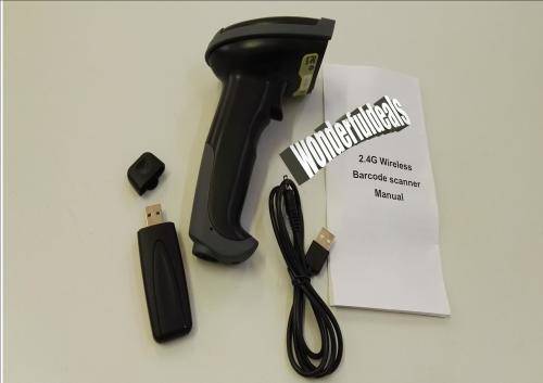 2.4GHz Handheld Wireless USB Automatic Laser Barcode Scanner