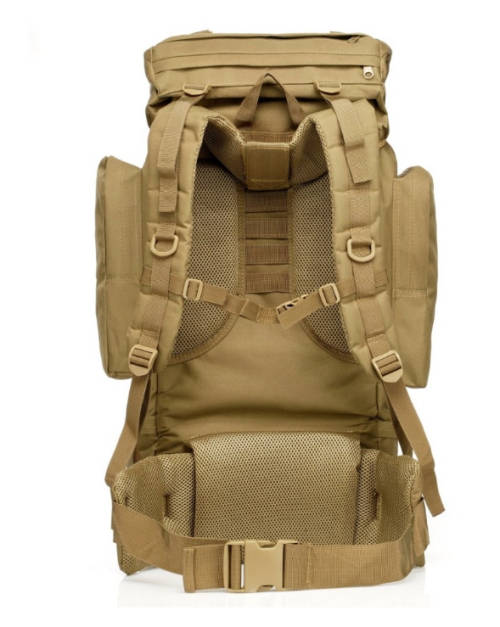 65L Combat Rucksack Camping Backpack Bag