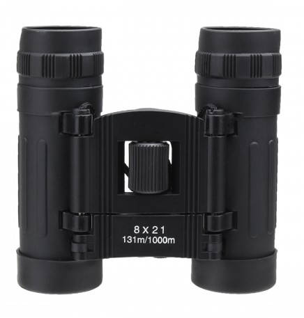 Mini 8X21 Folding Roof Prism BINOCULARS FOR HIKING/CAMPING
