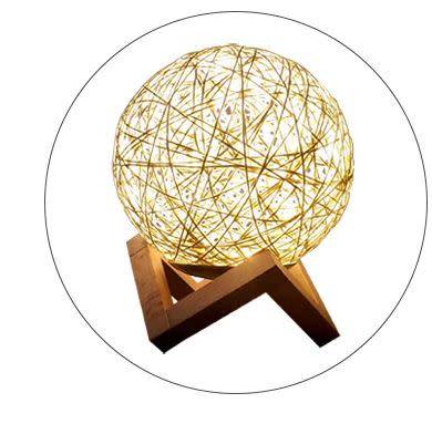 Art Round Moon LED Table Light