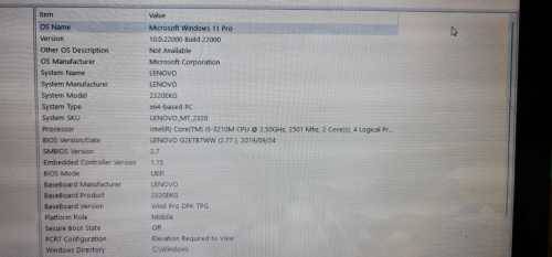 Lenovo X230 Laptop - Faulty