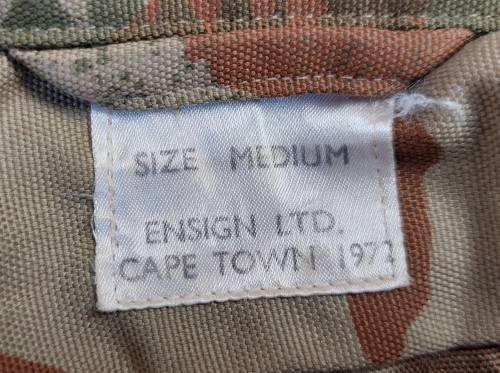 Old Camo Overall long sleeve top 1972