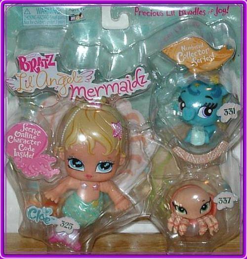BRATZ BABYZ LIL ANGELZ MERMAIDZ CLOE WITH 2 PETS