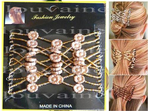 Beautifull and fashionable hair clip comb Gold