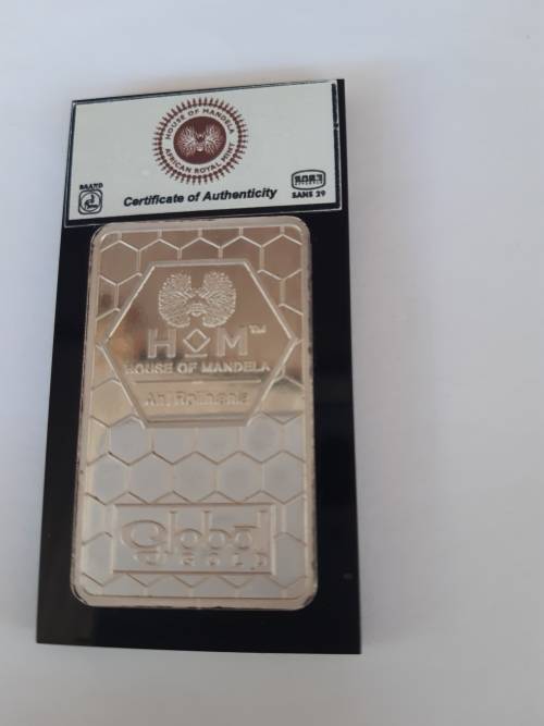 2013 Mandela 100g Silver Bar