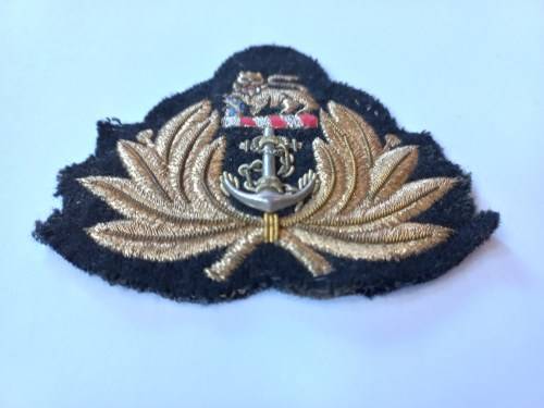 SA Navy Lurex Officers Badge