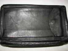 Real LEATHER  Gentleman's/Ladies/Unisex handbag/Passport and Wallet carrier in one
