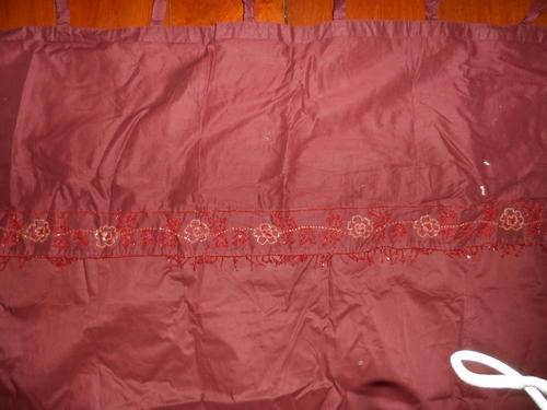 x1 imported cotton long beaded tie curtain (3m x 1.5m)