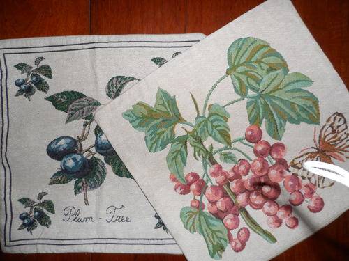 SALE!x2 thick woven designer cushion covers as new