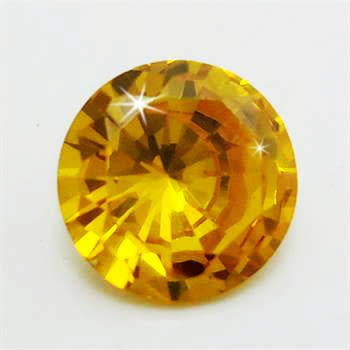 (6.15 ct) BRILLIANT GOLDEN, YELLOW,  ZIRCON