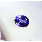 (4.82 ct) EXCELLENT PIECE, BLUE, OVAL, TANZANITE, NATURAL, HEATED, VVS, CERTIFIED