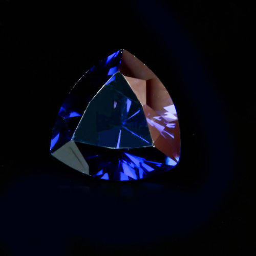6.180 CT, STUNNING VVS, NATURAL TANZANITE, TRILLION CUT, VIOLET BLUE COLOR, ,