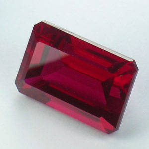 Awesome blood red chatthum diffusion treated ruby IF 27.200ct 20.00x12.00x10.00mm