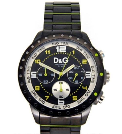 BRAND NEW !! Mens D&G Navajo Watch Black & Green