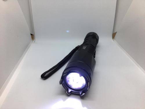 Electro Shocker Self-Defense Electric Shock Wand LED Flashlight 1201