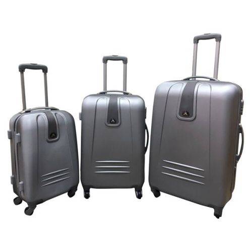 Blue Star 3 Piece Sleek Design Luggage Set