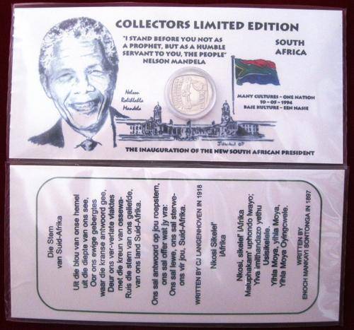 !!!SPECIAL!!! Valuable Presidential Inauguration 1994 unc R5 Coin Pack!!! The beginning of new SA!!!
