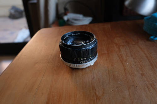 Minolta 58mm f1.4 MD Mount Film Lens (non working condition)
