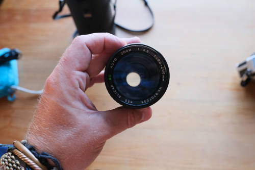 2 Minolta Lenses - Minolta Rokkor 50mm f1.7 and Elicar 80-200mm f4.5