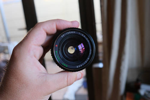 on FE with Tokina 35-105mm f3.5-4.3 lens - Nikon shutter stuck