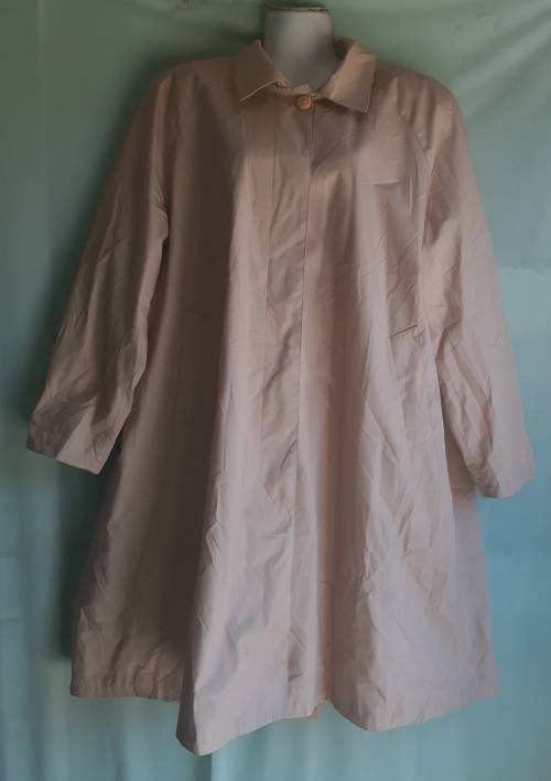 LADIES PEACH LONG COAT -  NINO - SIZE 42