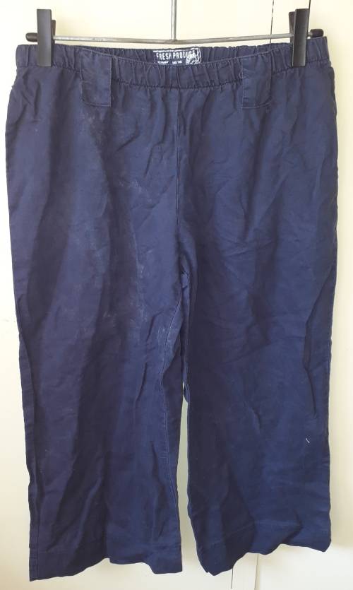LADIES: BLUE PANTS - MAKE: FRESH PRODUCE - SIZE: S