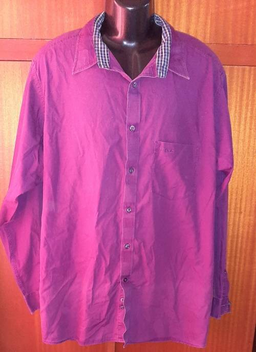 MENS - PURPLE SHIRT - MAKE - PRINGLE - SIZE - XXL