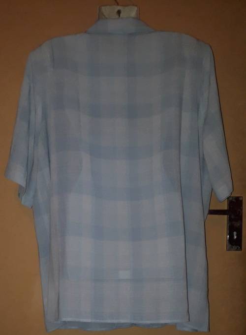 LADIES - BLUE BLOUSE - MAKE - PARK AVENUE - SIZE - GB 20 RSA 18