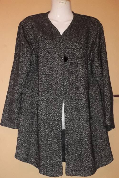 LADIES - THICK CHARCOAL BLAZER - MAKE - NO MAKE  - SIZE - XXL