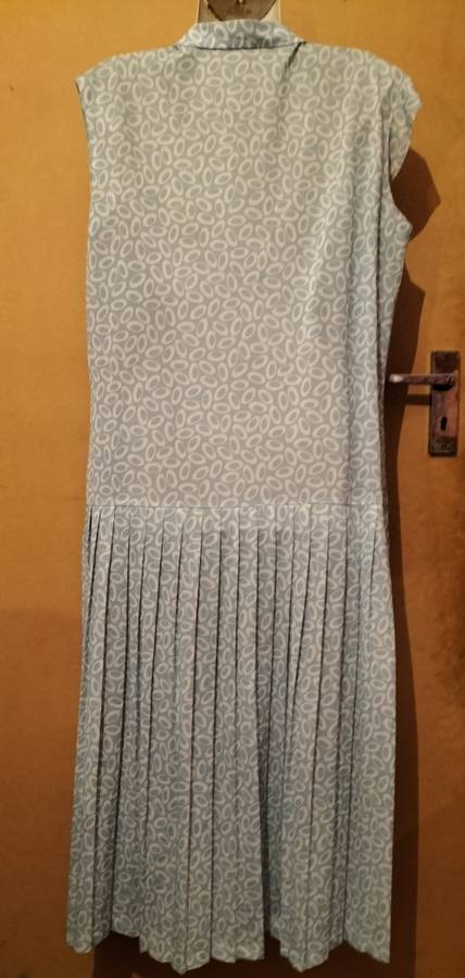 Ladies - Blue & White Dress - Make - Lora Fashions - Size - 12