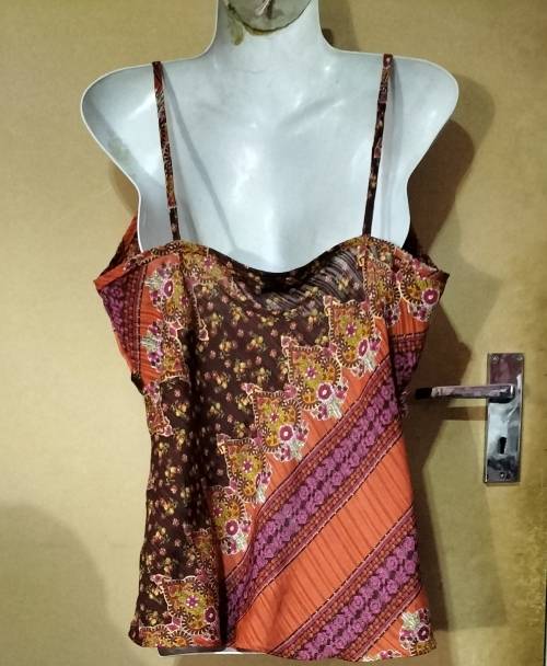 Ladies - Multicolored Top - Make - Fashion Express - Size - 38