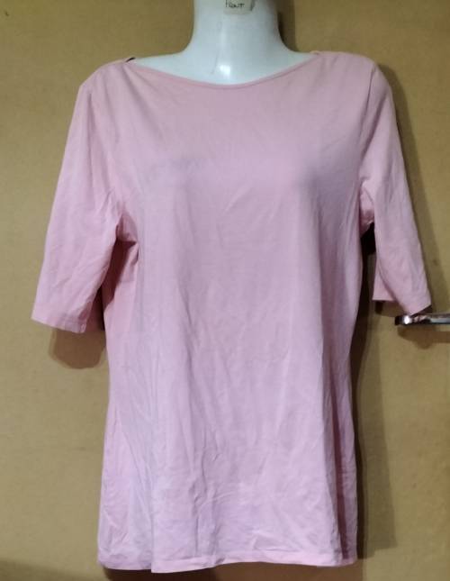 Ladies - Pink Top - Make - Woolworths - Size - M